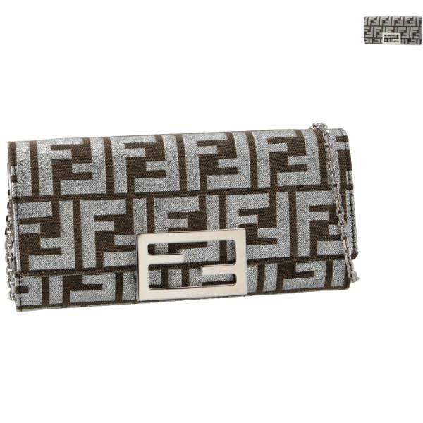 フェンディ FENDI チェーンウォレット 長財布 レディース 二つ折り BAGUETTE 二つ折り長財布 ウォレットバッグ 8M0365 AJBR FENDI（フェンディ） 【並行輸入品】 チェーンウォレット 長財布 二