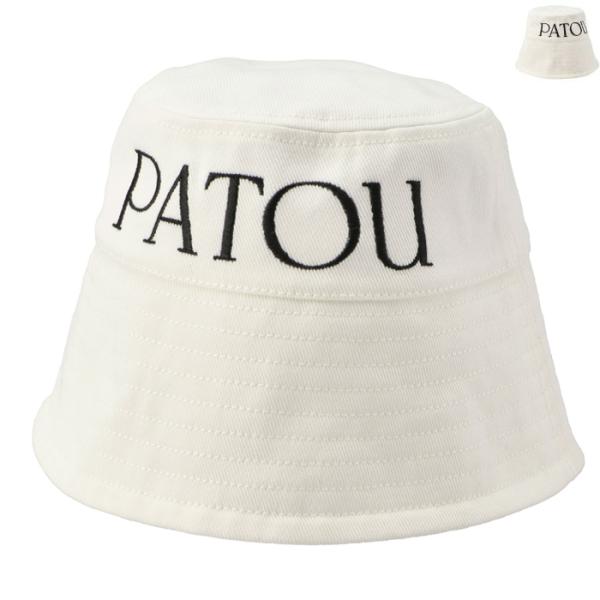 PATOU パトゥ バケットハット ロゴ オーガニックコットン 帽子 PATOU パトゥ バケットハット ロゴ オーガニックコットン 帽子
