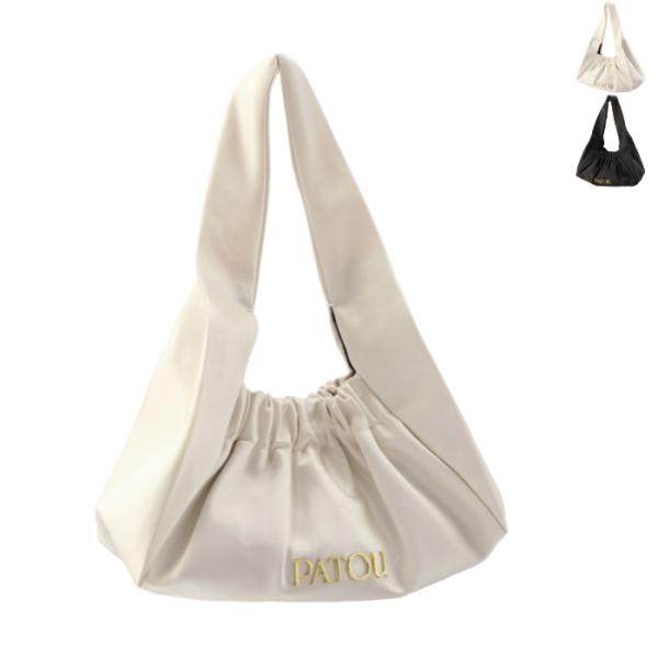 ☆美品☆PATOU Le Biscuit HOBO ナイロンワンショルダーバッグ