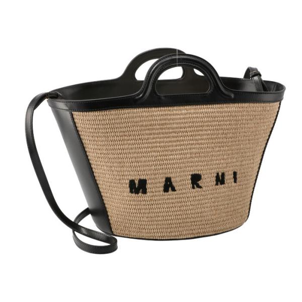 卸売 Marni マルニ ラフィアトート マイクロサイズ カゴバッグ ブラック Www Instantupright Com
