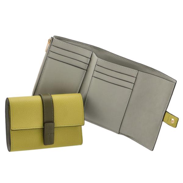 有名な高級ブランド 美品 LOEWE アナグラム ロエベ 三つ折り財布 有名な高級ブランド 美品 LOEWE アナグラム ロエベ 三つ折り財布