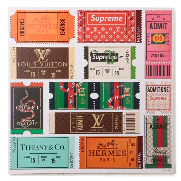 オリバーガル OLIVER GAL アートボード FASHION ADMITTED 壁掛け アートパネル インテリア 76×76cm Oliver Gal オリバーガル OLIVER GAL アートボード FASHION