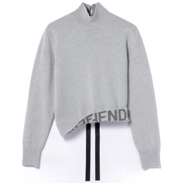 FENDI（フェンディ） 【並行輸入品】 ハイネックセーター リボン ロゴ
