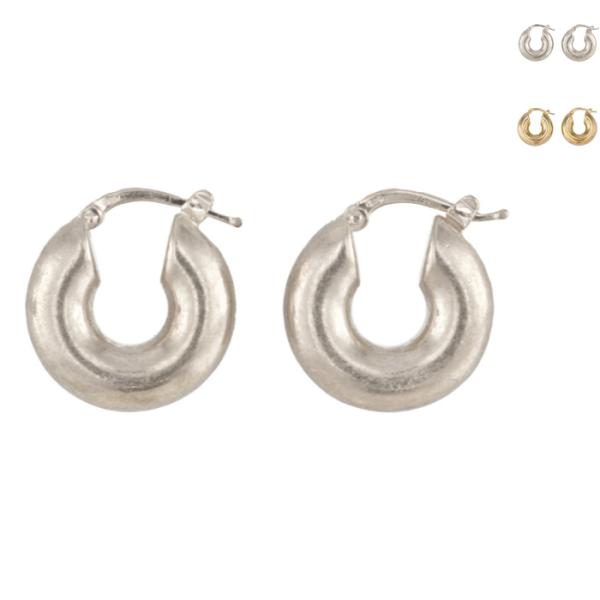 ジル サンダー JIL SANDER フープ ピアス CLASSIC ROUND EARRINGS 7