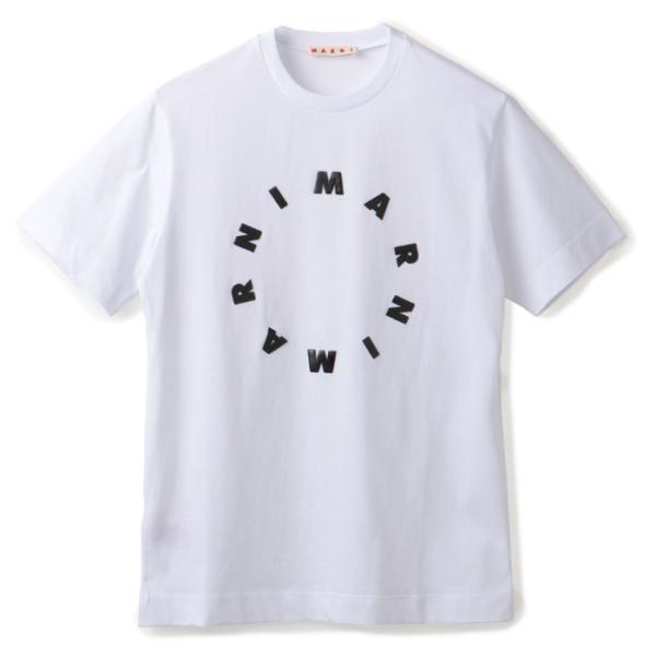 マルニ MARNI 大人もOK キッズ Tシャツ サークルロゴ 半袖 クルー  