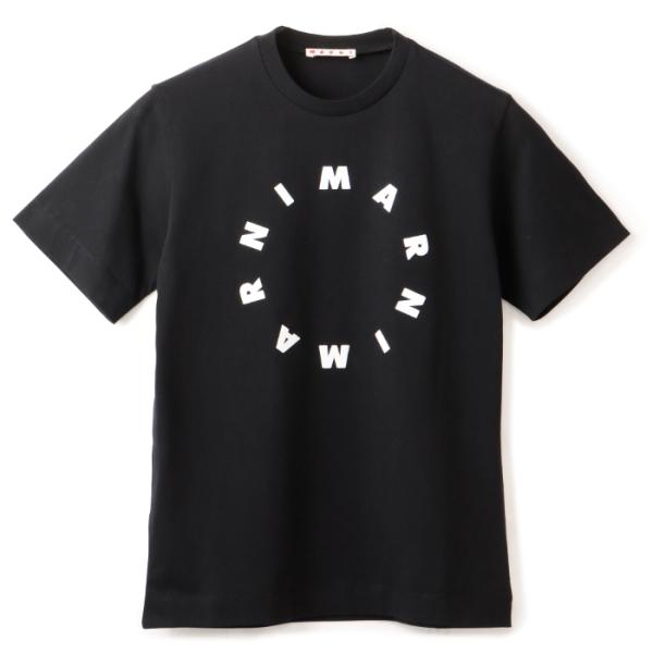 マルニ MARNI 大人もOK キッズ Tシャツ サークルロゴ 半袖 クルー  