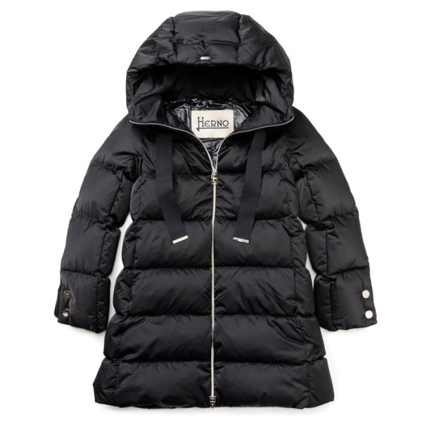 HERNO ヘルノ ダウン レディース サテンAシェイプ フーデッド HERNO ヘルノ ダウン レディース サテンAシェイプ フーデッド