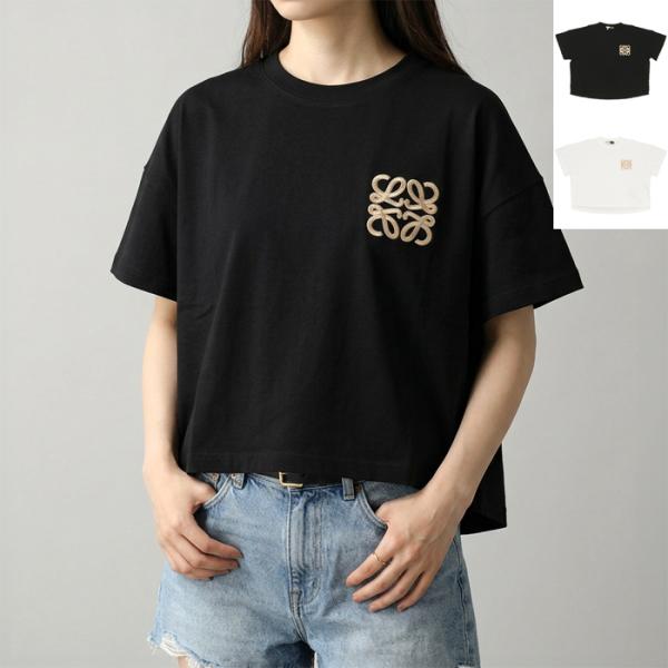 【並行輸入品】 ロエベ LOEWE Tシャツ ボクシーフィット アナグラムロゴ パウラズ イビザ 半袖シャツ オーバーサイズ 2026年春夏新作 S616Y22X87 0056