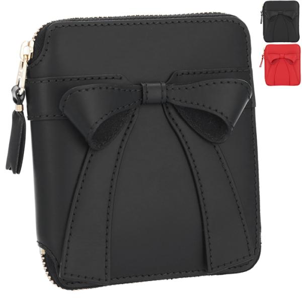 【並行輸入品】 コムデギャルソン COMME DES GARCONS 財布 二つ折り BIG BOW WALLET リボンモチーフ ミディアム 二つ折り財布 2026年秋冬新作 SA2100BB 0001