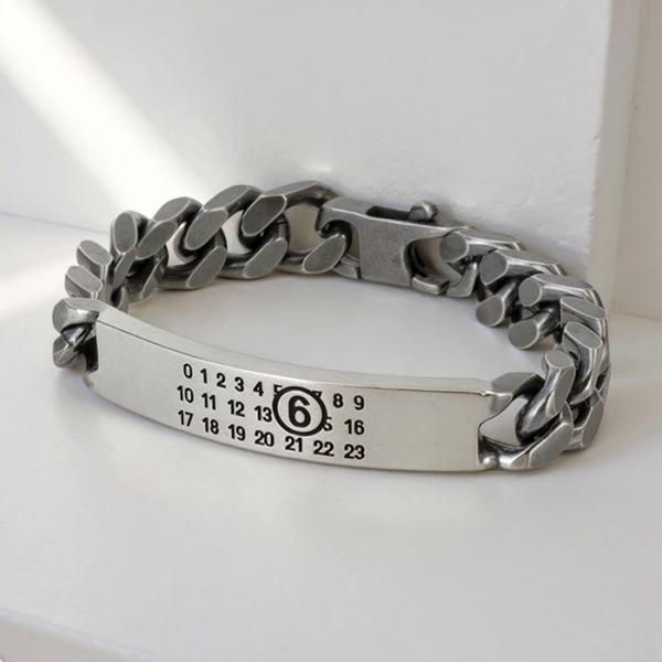 新品未使用 MM6 チェーンブレスレット　サイズ4 イタリア製 MM6 【並行輸入品】 メゾン マルジェラ MAISON MARGIELA チェーン