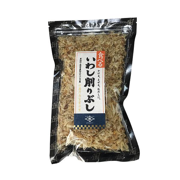 国産いわし煮干し１００％いわしのこくとうまみを大切にして製造しております。お醤油をかけてあたたかいご飯に、お豆腐、納豆、旬のお漬物などにかけてお召し上がりください。また、お味噌汁などのおだしとしてご使用頂けます。第59回全国水産加工たべもの...