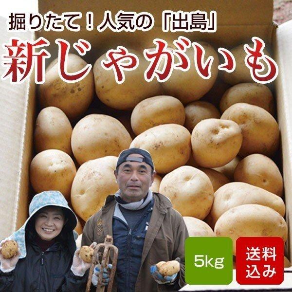 今冬に収穫の新じゃがいもです。品種はテレビで紹介された「出島」です。出島は、男爵とメークインのいいとこどりで、濃厚で甘いと評判です。サイズはMからLLの混合です。皮がとても薄いので、皮付きのまま料理してもおいしくいただけます。※芽止め照射は...