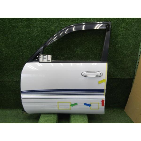人文 100horse ランドクルーザー UZJ100W 左フロントドア 064 M5B5 67002-60461 送料