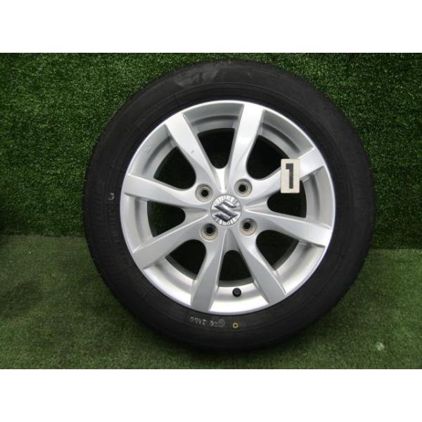 ワゴンR MH95S アルミホイール タイヤ付 1本 14X4.5J 4穴 PCD100