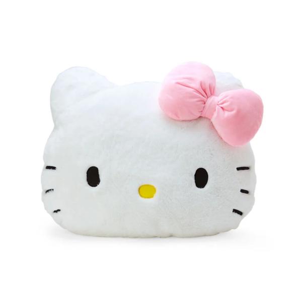 ハローキティ フェイス形クッション M サンリオ キャラクター ぬいぐるみ 抱き枕 クッション インテリア かわいい キティちゃん 推し活 コレクション プレゼント