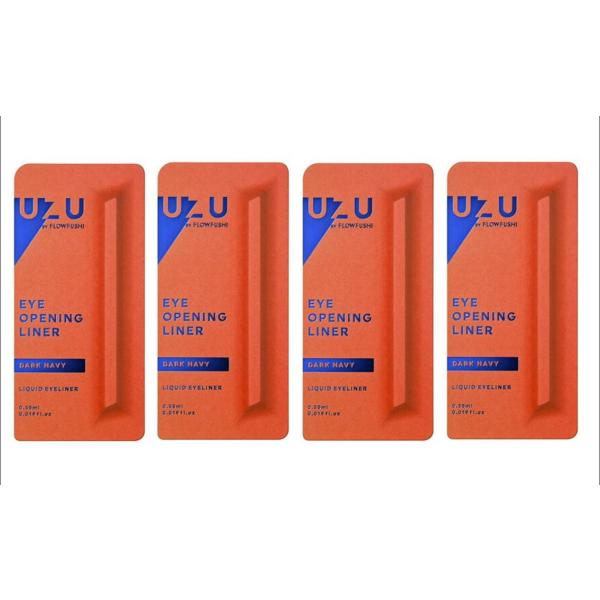 ◆新品　定価1650円×4個セット◆UZU BY FLOWFUSHI（フローフシ） 『アイオープニングライナー / ダークネイビー』を【4個セット】で販売いたします。◆定価（1個）：1650円◆カラー：ダークネイビー◆販売元：FLOWFUS...