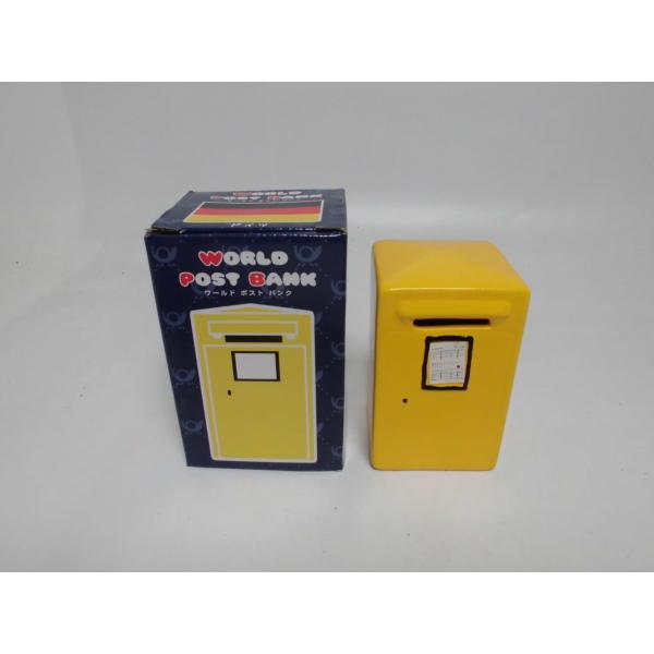 新品・40個セット】陶器 ドイツのポスト型貯金箱 高さ10cm/140g