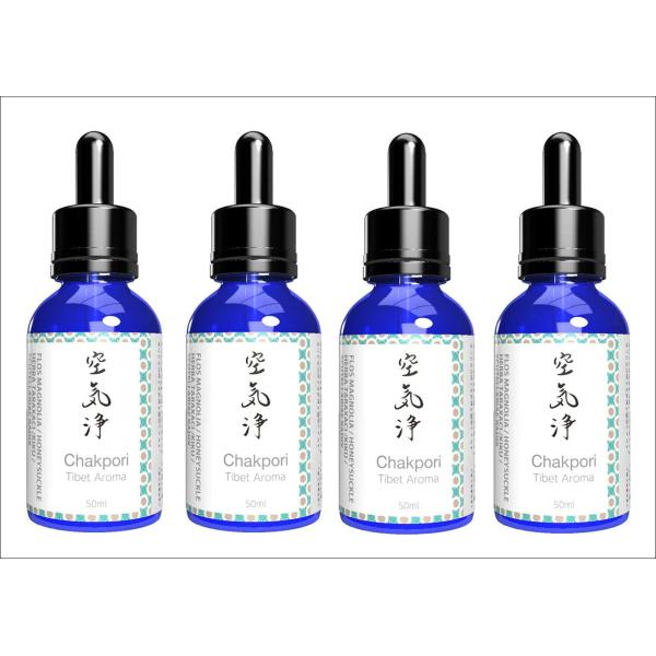◆新品　4個セット◆【日本製】Chakporii (チャックポリ) チベットアロマ『空気浄（定価4000円）』を【4個1セット】で販売します。◆定価（1個）：4000円◆容量（1個）：50ml■機能性アロマ・除菌・抗ウイルス■「空気浄」はチ...