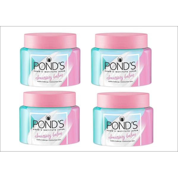 100ml×4個セット】 POND'S(ポンズ) クレンジングバーム 透明感のある肌