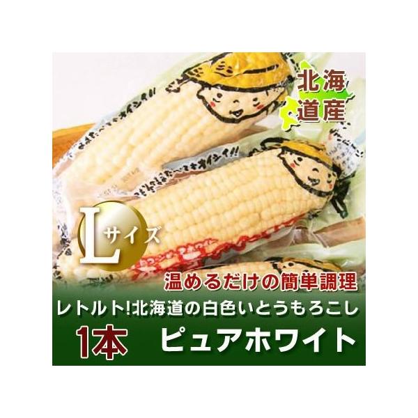 北海道産 ホワイトコーン 北海道産 とうもろこし ピュアホワイト