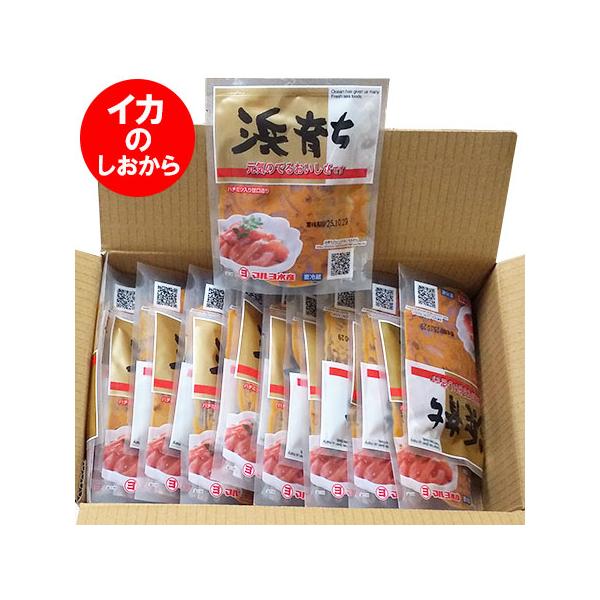 名称：いか 塩辛内容量：いか塩辛 20個入(100g×20)保存方法：イカ塩辛 冷蔵(10℃以下)賞味期限：いかの塩辛 発送時より16日間製造者：マルヨ水産 株式会社配送区分：いかの塩辛 送料無料 冷蔵 便送料：イカの塩辛 送料無料・送料込...