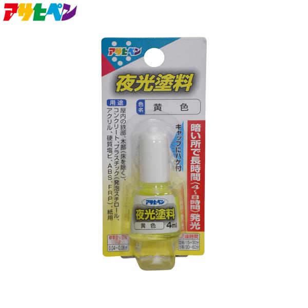2回塗り ツヤ消し アクリル樹脂塗料【特長】●蓄光性に優れ暗い所で長時間(4〜8時間)発光します。●キャップにハケがついていますので、そのまま塗れます。●マニキュアのように簡単に塗れます。●有害な放射性物質は使用していません。【用途】屋内用...