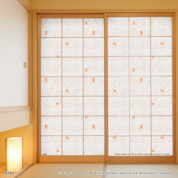 【特長】●くまのプーさんの障子紙です。●4倍強い障子紙です。【用途】●屋内用●障子の貼り替え、お部屋のデコレーションに【規格】紙幅 約92cm×長さ 約182cm（印刷範囲 約91cm×長さ 約180cm）2枚組【貼れる面積の目安】障子枠2枚分