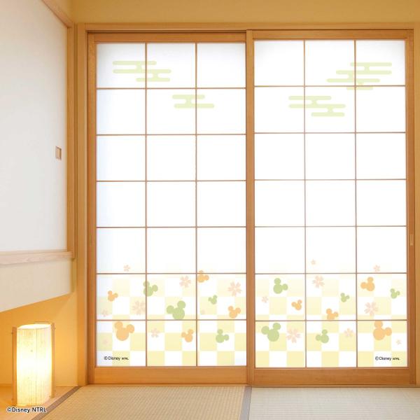 【特長】●4倍強い障子紙です。●ディズニーの障子紙です。【用途】●屋内用●障子の貼り替え、お部屋のデコレーションに【規格】紙幅 約92cm×長さ 約182cm（印刷範囲 約91cm×長さ 約180cm）2枚組【貼れる面積の目安】障子枠2枚分