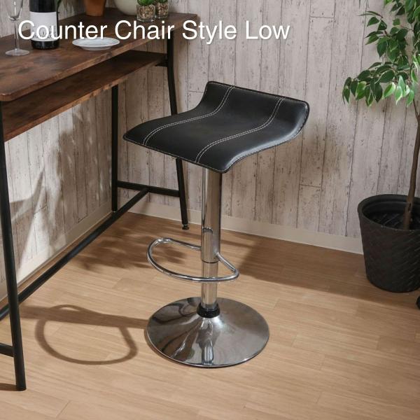 クールでスタイリッシュなカウンターチェア便利な昇降機能【商品サイズ】幅400×奥行400×高さ620〜835mm【梱包サイズ】400ｘ405ｘ250【素材】■構造部材:金属(鋼)　■表面加工:めっき(クロム)　■張り材:合成皮革(PVC)　...