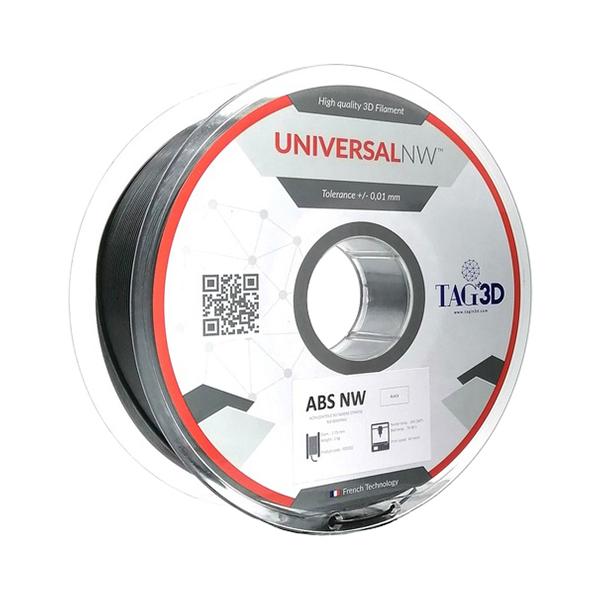 TAGin3D 3Dプリンター用フィラメント ユニバーサルNwABSフィラメント ABS NW-1.75BK ブラック 1kg