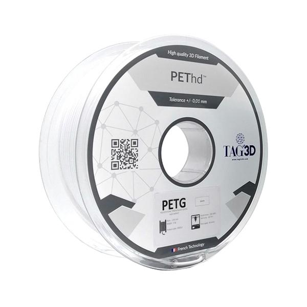 TAGin3D 3Dプリンター用フィラメント HD PETフィラメント PET HD-1.75WT ホワイト ( 1個 )
