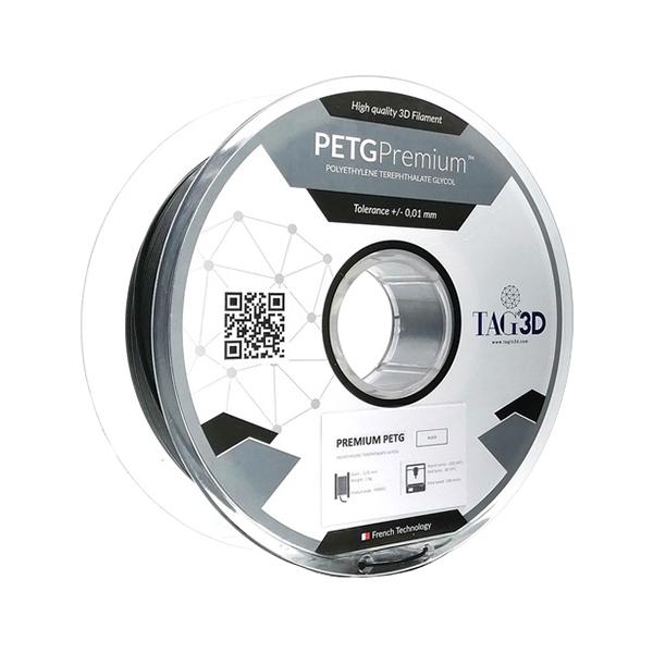 TAGin3D 3Dプリンター用フィラメント PETGプレミアムフィラメント PETGPRM-1.75BK ブラック 1kg