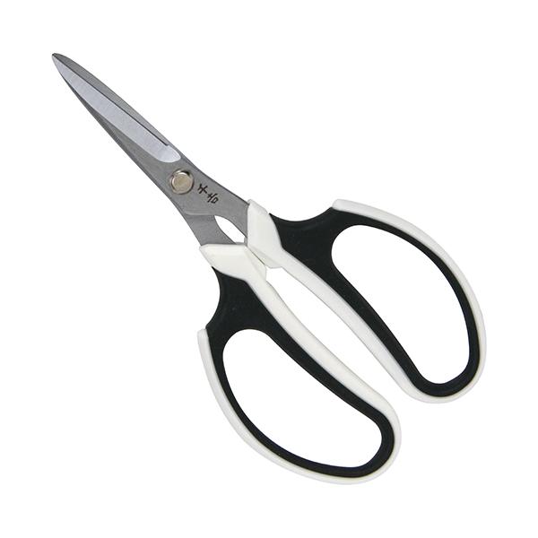 ≪用途≫園芸鋏。≪特徴≫樹脂グリップで握りやすく、長時間の作業でも疲れにくいです。ハードクロームメッキ仕上げで、錆びにくく、お手入れ簡単です。≪仕様≫●全長：約170mm。●重量：約75g。●生木切断能力：5mm。≪材質≫●刃部：SK-5。...