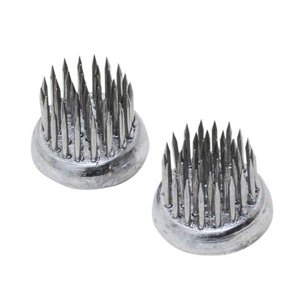 【用途】剣山。【特徴】生け花用です。錆びにくいステンレス針です。【仕様】●2個入。●極豆。【材質】●本体：鉛。●針部：ステンレス。【注意事項・その他】本来の用途以外には使用しないで下さい。使用前には本体あるいは部品にがたつき・緩みが無いこと...