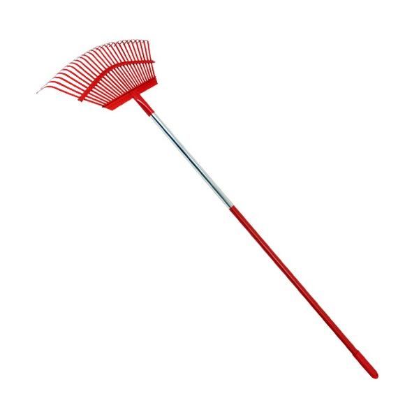 ≪用途≫クマデ。≪特徴≫土ならし・掃除用です。芝生の間や芝生のお掃除に適しています。≪仕様≫●全長：約1480mm。●爪幅：約520mm。●爪長：約210mm。●25本爪。≪材質≫●爪部：鉄。●柄部：鉄。≪注意事項・その他≫本来の用途以外に...