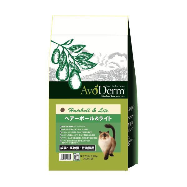 アボ・ダーム キャット ヘアーボール＆ライト 900g QIX キャットフード 猫用フード ペットフード アメリカ製 ペット用品 ペット 爆買