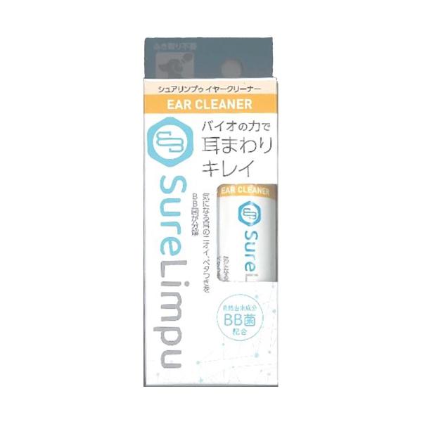 ペット用 犬猫用 耳掃除クリーナー 新シュアリンプウ イヤークリーナー 箱 30ml Sure Limpu バイオの力で 耳まわりキレイ 日本製