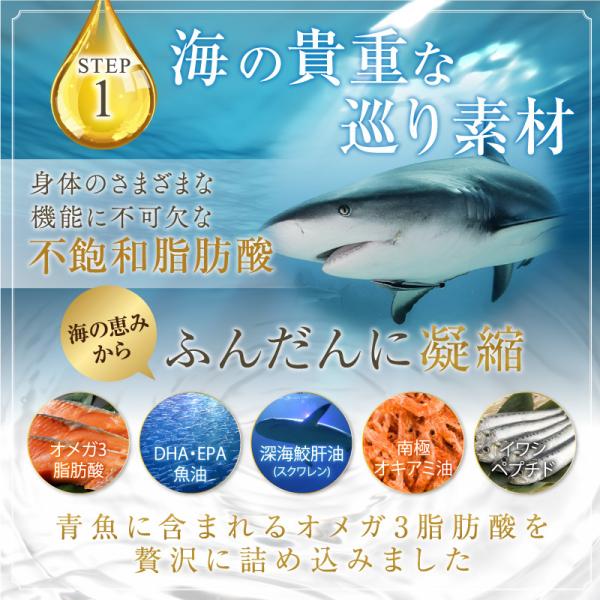 海の貴重な巡り素材,サメ肝油,不飽和脂肪酸,オメガ3,脂肪酸,DHA,EPA,青魚,魚,オキアミ油,イワシペプチド,サプリ,サプリメント