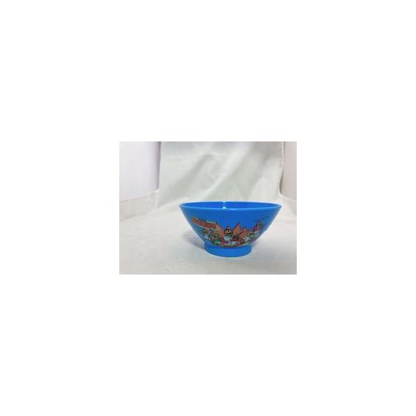 茶碗 子ども用 プラスチック製 ダイレンジャー ブルー プラ椀 昭和