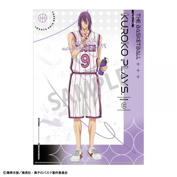 [メール便OK]【新品】【STAT】黒子のバスケ_A4シングルクリアファイル_紫原 敦/サイン[お取寄せ品]