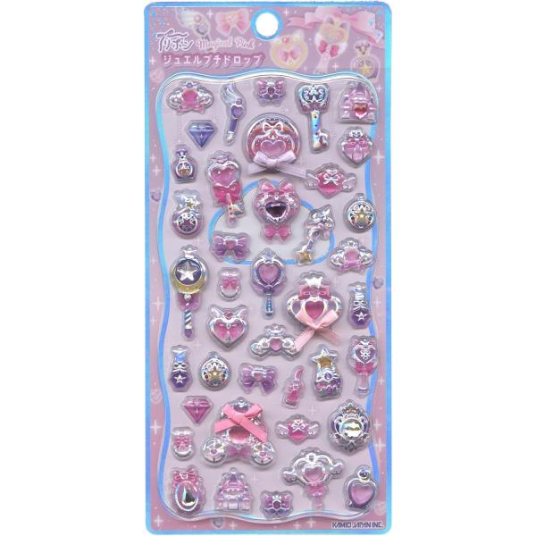 [メール便OK]【新品】【seal】リボンジェル プチドロップステッカー Magical Pink[在庫品]