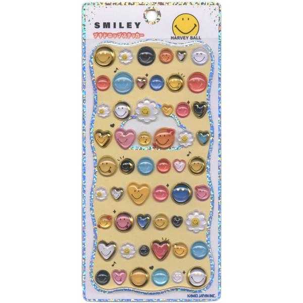 [メール便OK]【新品】【seal】プチドロップステッカー/スマイリー[在庫品]