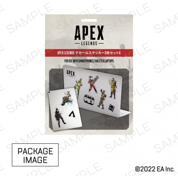 [メール便OK]【新品】Apex Legends デカールステッカー3枚セットA[在庫品]