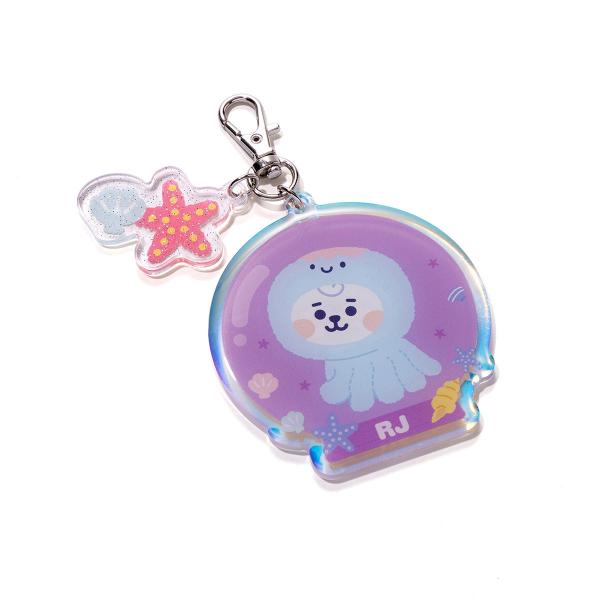 [メール便OK]【新品】【keyholder_chain】BT21_BLF_アクリルキーチェーン クラゲ RJ[お取寄せ品]