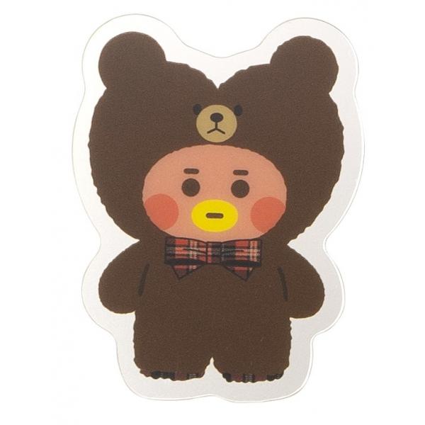 お取り寄せに[5〜9営業日前後]【27％OFF】＜【card】BT21_BLF_ダイカットメタルカード_ベア_TATA＞＜カード(card)＞＜カード＞＜LINE Friends Japan株式会社＞【メール便】OK＜好評発売中＞