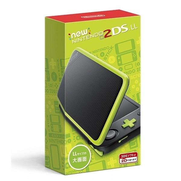 任天堂 【新品】【2DSH】Newニンテンドー2DS LL ブラック×ライム[お  