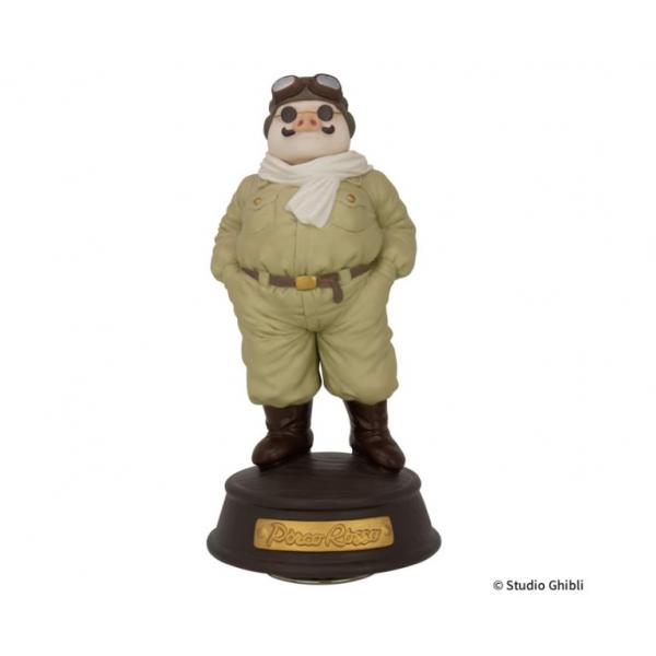 新品】スタジオジブリ 紅の豚 磁器オルゴール 飛行機服ポルコロッソ