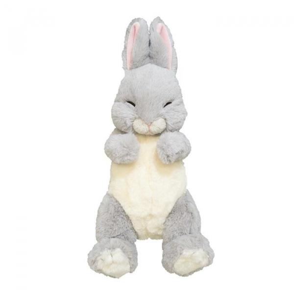 【即納可能☆】【新品】P-9532 ひざうさぎ すやすや GY【ぬいぐるみ】