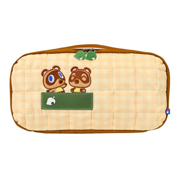 【新品】【NS2H】あつまれ どうぶつの森 キルティングミディアムポーチ for Nintendo Switch2 DIYライフ[在庫品]