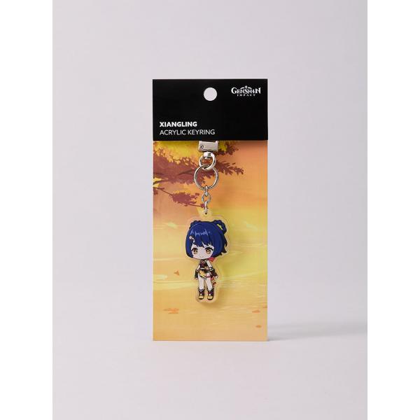 お取り寄せに[5〜9営業日前後]【56％OFF】＜原神×LINE FRIENDS 香菱 ちびキャラ アクリルキーリング＞＜キャラクターグッズ キーホルダー系(b2cchara_goods_key)＞＜キーホルダー＞＜LINE Friends...
